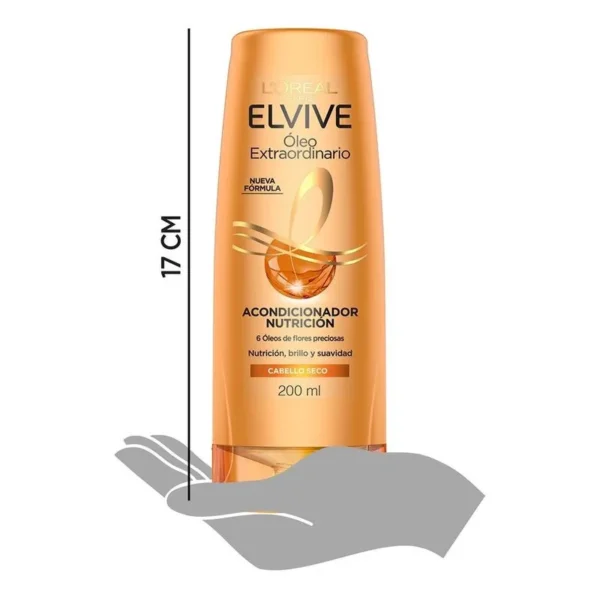 Acondicionador Elvive Óleo Extraordinario Nutrición Universal x 200 ml - Image 3