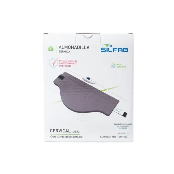 Almohadilla Eléctrica Silfab Térmica Cervical Cuello - Al82 - Image 2